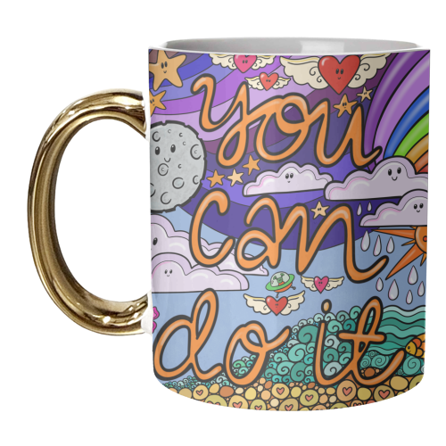 You can do it colourful scene - unique mug by PixieDrew