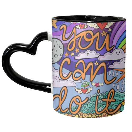 You can do it colourful scene - unique mug by PixieDrew