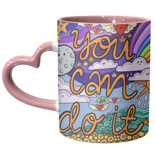 You can do it colourful scene - unique mug by PixieDrew