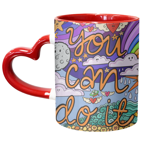 You can do it colourful scene - unique mug by PixieDrew