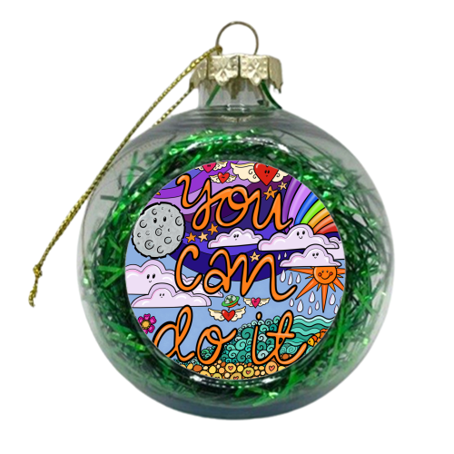 You can do it colourful scene - xmas bauble by PixieDrew