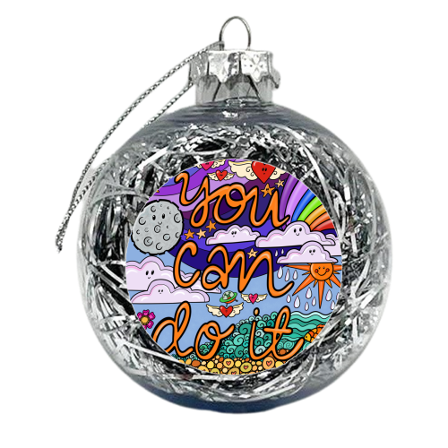 You can do it colourful scene - xmas bauble by PixieDrew