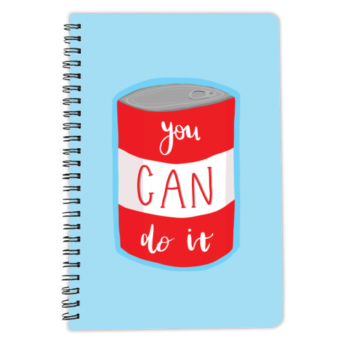 You Can Do It - personalised A4, A5, A6 notebook by Ella Seymour