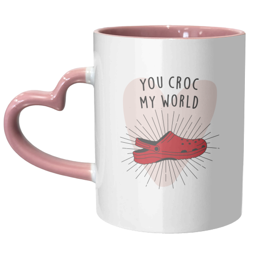 You Croc My World Print - unique mug by Kind of Simple Designs