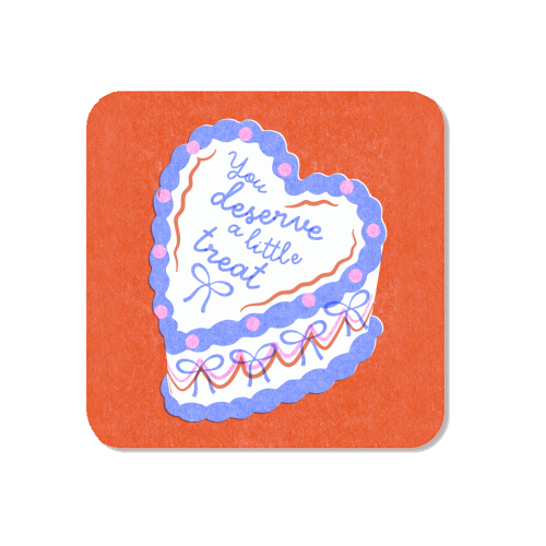 You Deserve a Little Treat Cake - Magnet by Catalina Williams