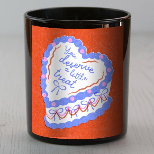 You Deserve a Little Treat Cake - scented candle by Catalina Williams