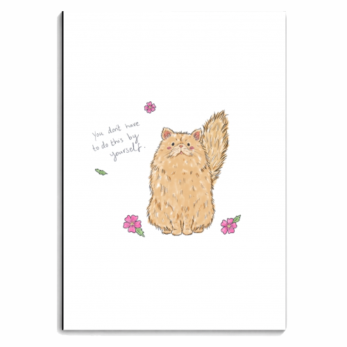 You don't have to do this by yourself - personalised A4, A5, A6 notebook by Ellie Bednall