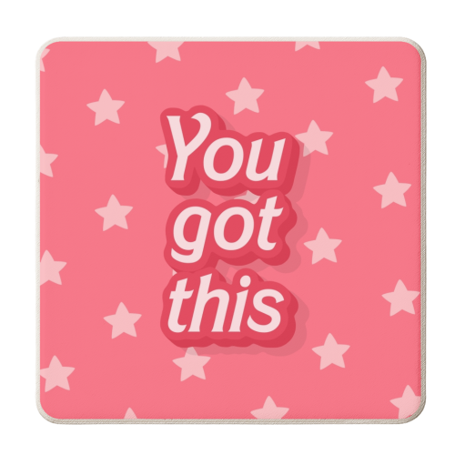 You got this star pattern print - personalised beer coaster by The Girl Next Draw