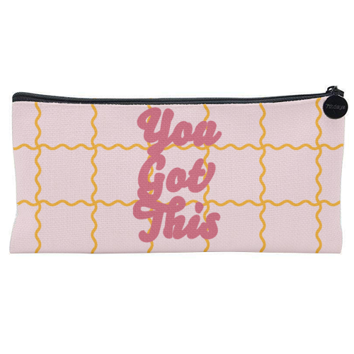 You Got This - flat pencil case by Daniela di Niro