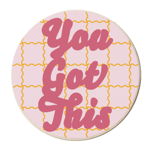 You Got This - personalised beer coaster by Daniela di Niro