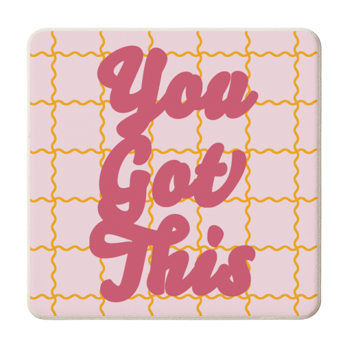 You Got This - personalised beer coaster by Daniela di Niro