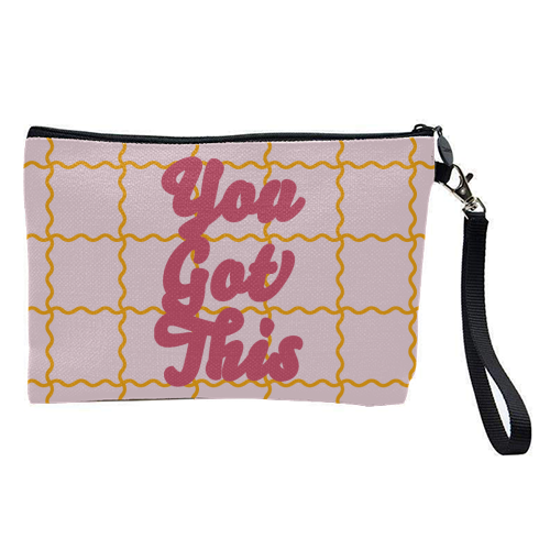You Got This - pretty makeup bag by Daniela di Niro