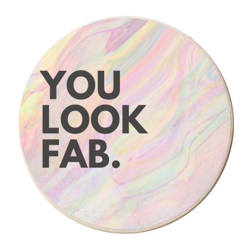 You look FAB - personalised beer coaster by OhMC! Designs