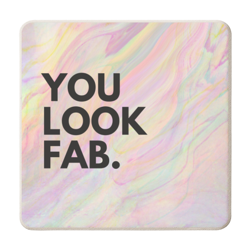 You look FAB - personalised beer coaster by OhMC! Designs