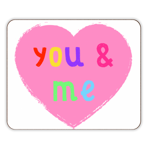 You & Me - designer placemat by Adam Regester