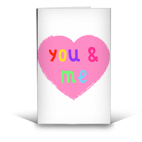 You & Me - funny greeting card by Adam Regester