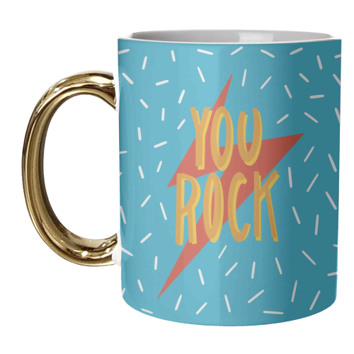 You Rock - unique mug by Stonefoxes