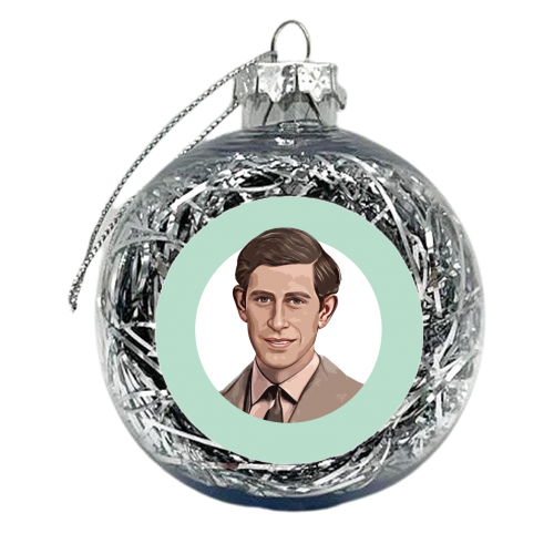Young Charles - xmas bauble by DOLLY WOLFE