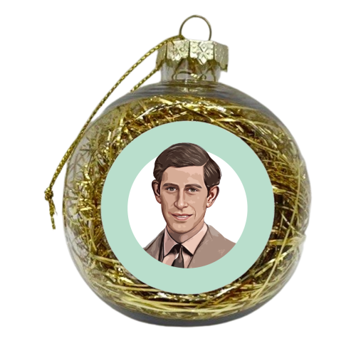 Young Charles - xmas bauble by DOLLY WOLFE