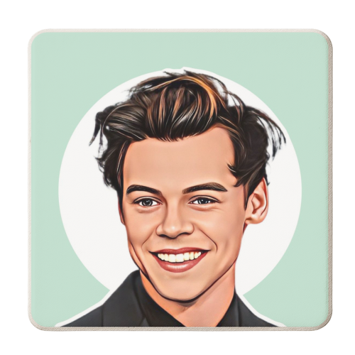 Young Harry - personalised beer coaster by DOLLY WOLFE