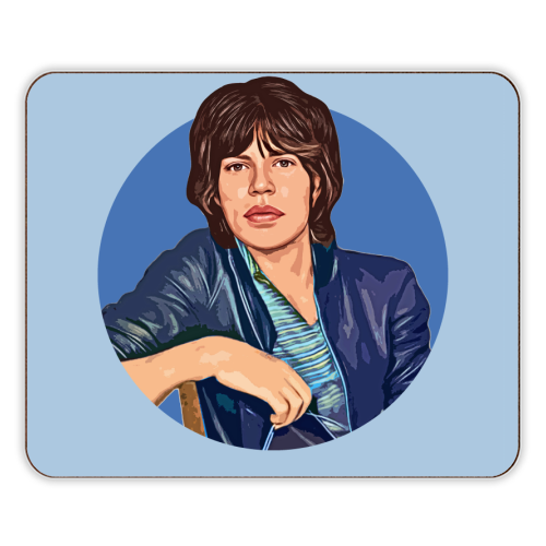 Young Mick - designer placemat by DOLLY WOLFE