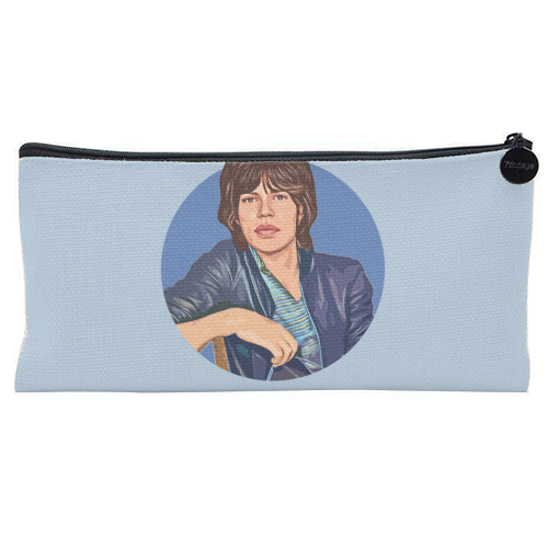 Young Mick - flat pencil case by DOLLY WOLFE