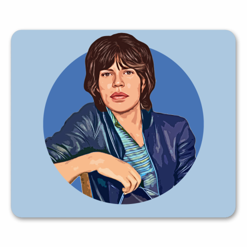 Young Mick - mouse mat by DOLLY WOLFE