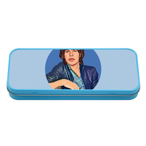 Young Mick - tin pencil case by DOLLY WOLFE