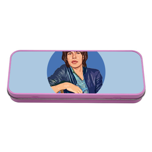 Young Mick - tin pencil case by DOLLY WOLFE