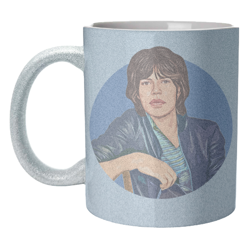 Young Mick - unique mug by DOLLY WOLFE