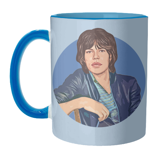 Young Mick - unique mug by DOLLY WOLFE