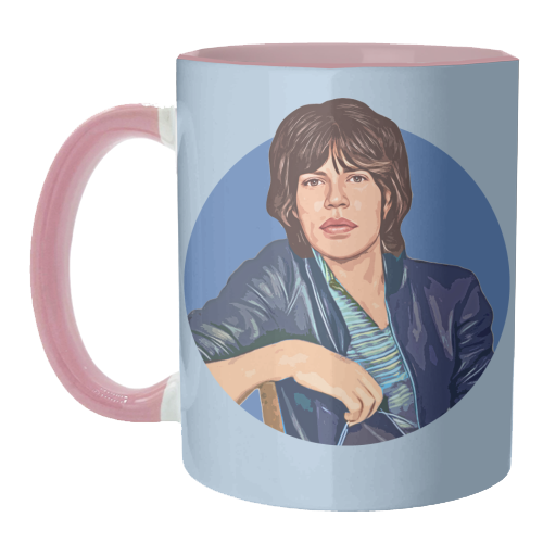 Young Mick - unique mug by DOLLY WOLFE
