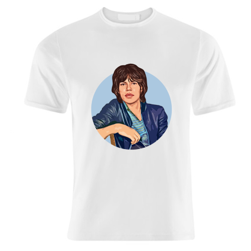 Young Mick - unique t shirt by DOLLY WOLFE