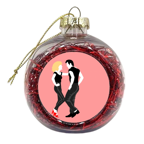 Your the one that I want! - xmas bauble by ainsley wilson