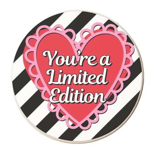 You're a Limited Edition - personalised beer coaster by Lilly Rose