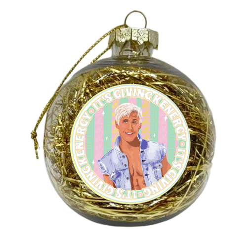 You're Giving Kenergy! - xmas bauble by Niomi Fogden