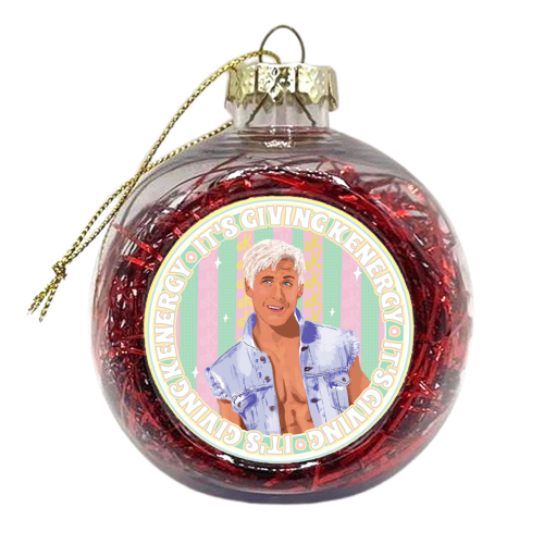 You're Giving Kenergy! - xmas bauble by Niomi Fogden