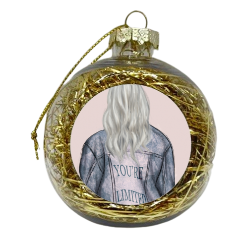 You're Limited Edition - xmas bauble by Ellie Mackinnon