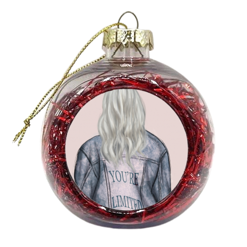 You're Limited Edition - xmas bauble by Ellie Mackinnon