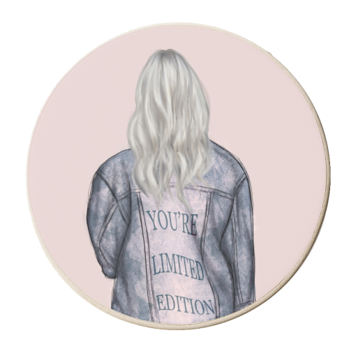 You're Limited Edition - personalised beer coaster by Ellie Mackinnon