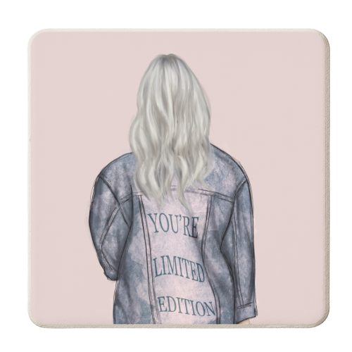 You're Limited Edition - personalised beer coaster by Ellie Mackinnon