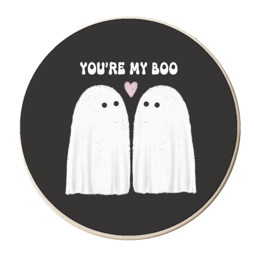 You're my BOO - personalised beer coaster by Giddy Kipper