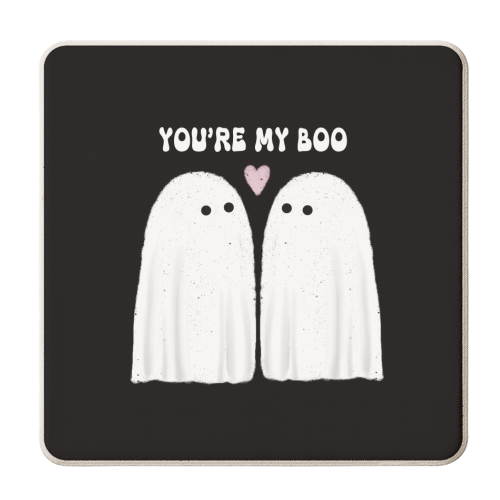 You're my BOO - personalised beer coaster by Giddy Kipper