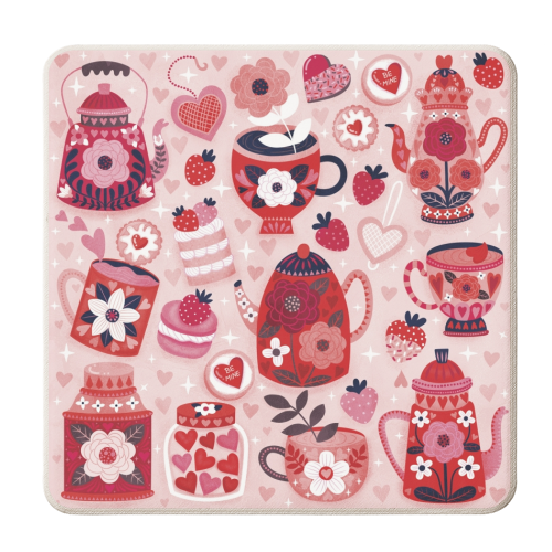 You're My Cup of Tea! - personalised beer coaster by Liv Wan