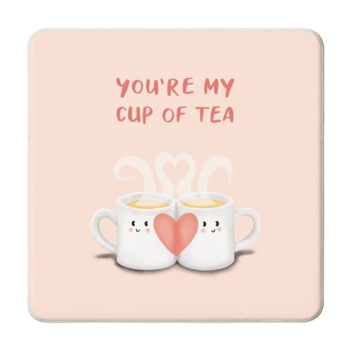 You're My Cup Of Tea - personalised beer coaster by Sydney Jo Designs