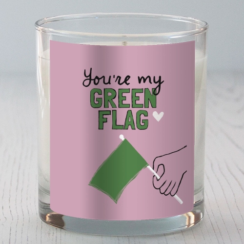 You're my green flag - scented candle by Giddy Kipper