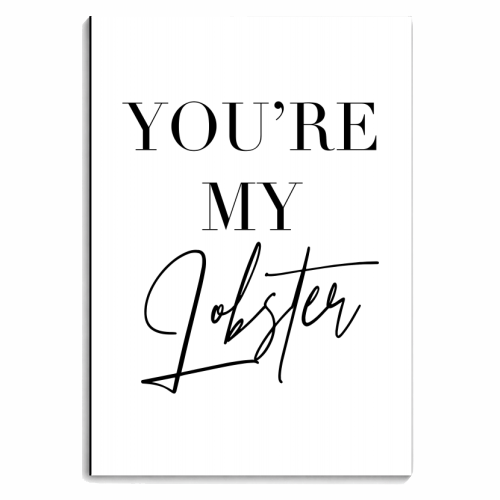 You're My Lobster, Friends TV Quote - personalised A4, A5, A6 notebook by Toni Scott