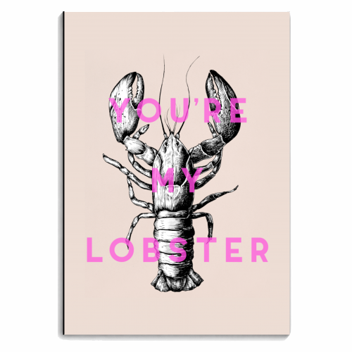 You're My Lobster - personalised A4, A5, A6 notebook by The 13 Prints