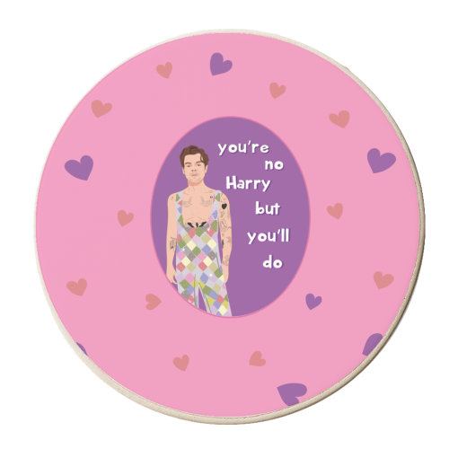 You're No Harry But You'll Do - personalised beer coaster by Laura Lonsdale