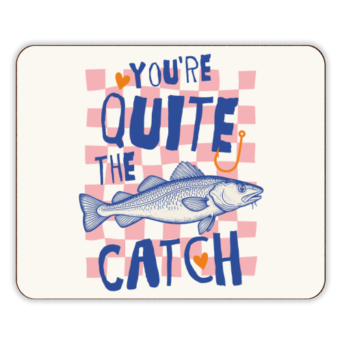 You're Quite The Catch - designer placemat by Claire Atwood